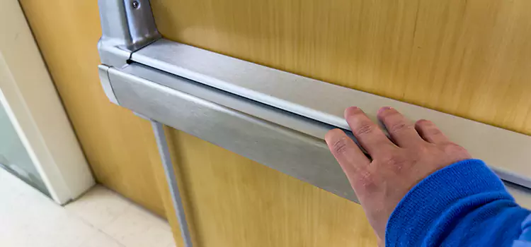 Installing a Push Bar on a Door Naples